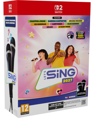 Let's Sing 2027 + 2 Mikrofony Nintendo Switch 2 Let's Sing 2027 + 2 Mikrofony Nintendo Switch 2