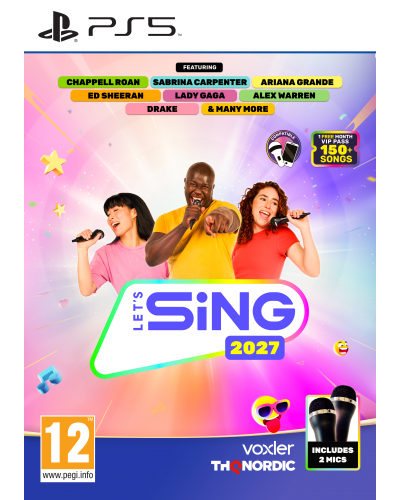Let's Sing 2027 + 2 Mikrofony PS5 Let's Sing 2027 + 2 Mikrofony PS5