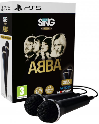Let's Sing Abba 2027 + 2 Mikrofony PS5