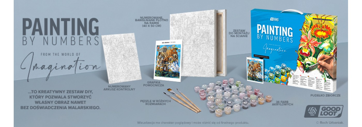 Good Loot Imagination Painting by Numbers – nowa seria kreatywnych zestawów do malowania