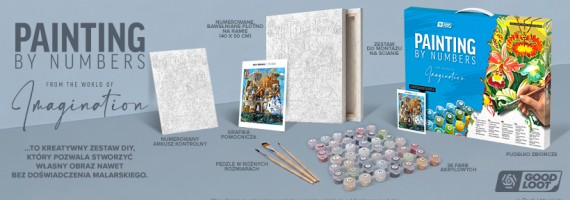 Good Loot Imagination Painting by Numbers – nowa seria kreatywnych zestawów do malowania
