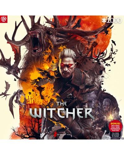 Puzzle Gaming The Witcher (Wiedźmin) Monsters 1000 elementów