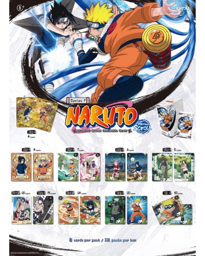 Naruto Smriti Collectible Cards - Heaven Scroll 001 - 1 Platinum Blister