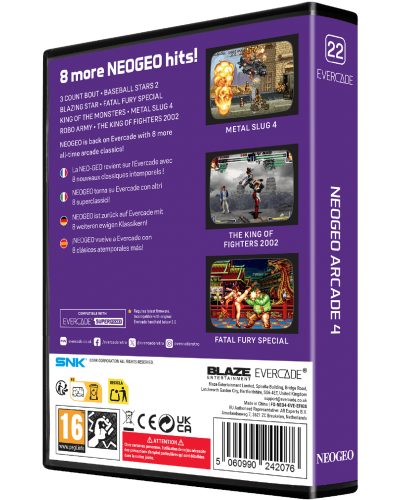 Neo Geo Arcade Collection 4 Evercade Neo Geo Arcade Collection 4 Evercade