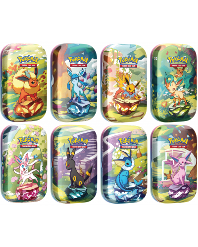 Pokémon TCG Scarlet & Violet - Prismatic Evolutions - Mini tin BUNDLE 8