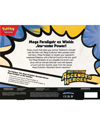Pokémon TCG Mega Evolution - Ascended Heroes - Mega Feraligatr ex Box