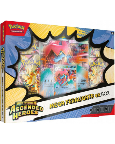 Pokémon TCG Mega Evolution - Ascended Heroes - Mega Feraligatr ex Box