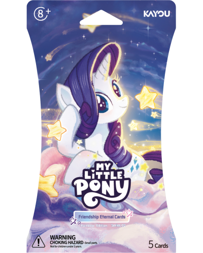 My Little Pony Frendship Eternal Cards - Rainbow Edition - Gold Blister Display (24)