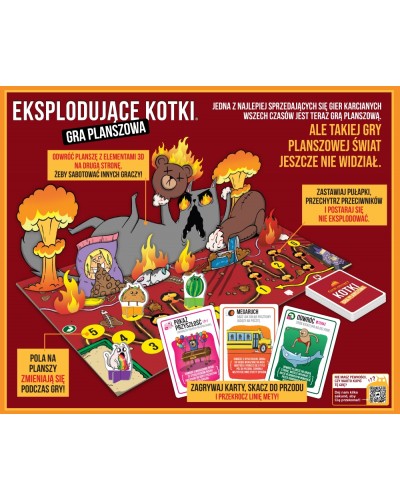Eksplodujące Kotki Gra planszowa