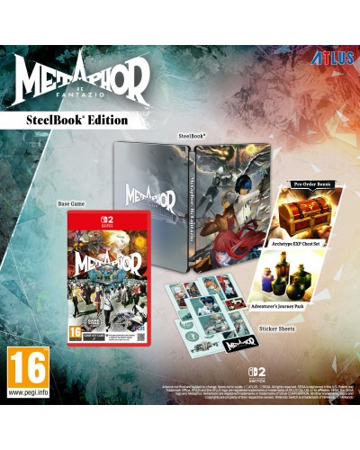 Metaphor ReFantazio SteelBook Edition Nintendo Switch 2