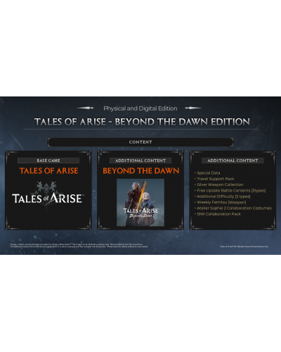 Tales of Arise Beyond The Dawn Edition Nintendo Switch 2