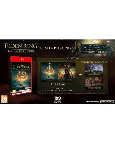 Elden Ring Tarnished Edition Nintendo Switch 2 + Bonus premierowy