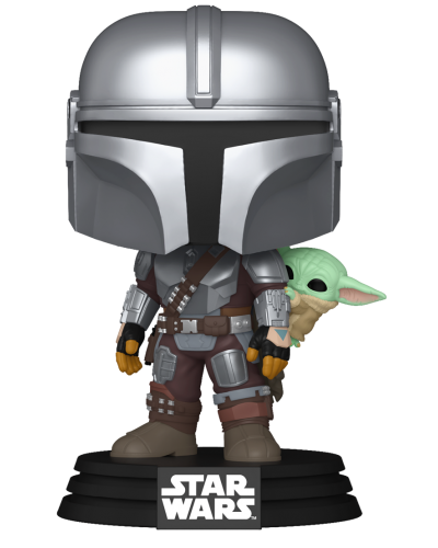 Figurka POP Star Wars The Mandalorian w/Grogu Bobblehead 818 Figurka POP Star Wars The Mandalorian w/Grogu Bobblehead 818