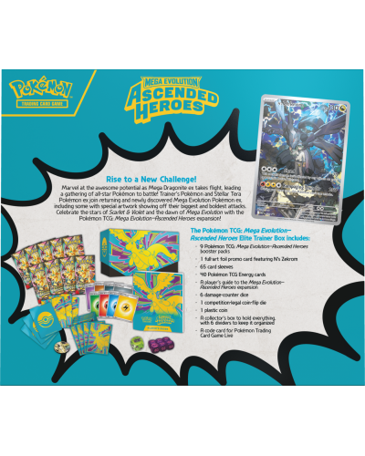 Pokemon TCG Mega Evolution Ascended Heroes Elite Trainer Box Dragonite