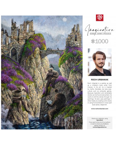 Puzzle Imagination Roch Urbaniak Trolle z Kilmorven 1000 elementów