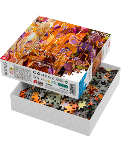 Puzzle Imagination Karolina Matyjaszkowicz W Ptasim Gąszczu Tryptyk 1000 elementów