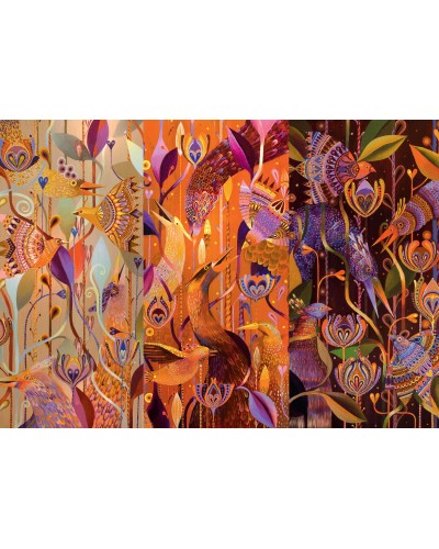 Puzzle Imagination Karolina Matyjaszkowicz W Ptasim Gąszczu Tryptyk 1000 elementów