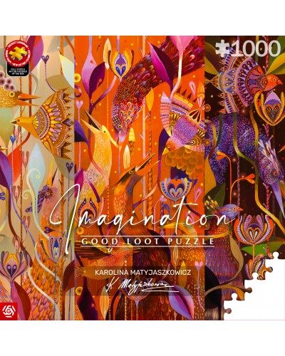 Puzzle Imagination Karolina Matyjaszkowicz W Ptasim Gąszczu Tryptyk 1000 elementów