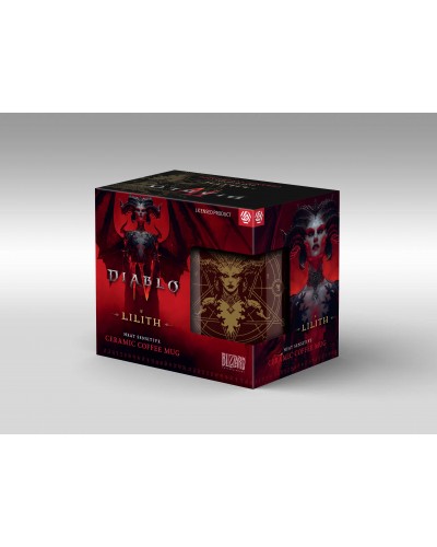 Kubek ceramiczny termoaktywny Diablo IV Lilith's Blood Good Loot Kubek ceramiczny termoaktywny Diablo IV Lilith's Blood Good Loot