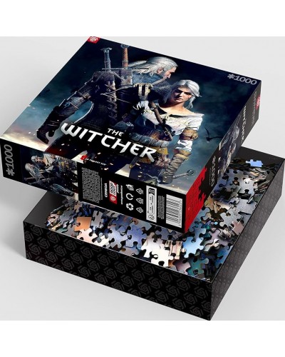 Puzzle Gaming The Witcher Geralt & Ciri 1000 Elementów Promocja Ferie Zimowe