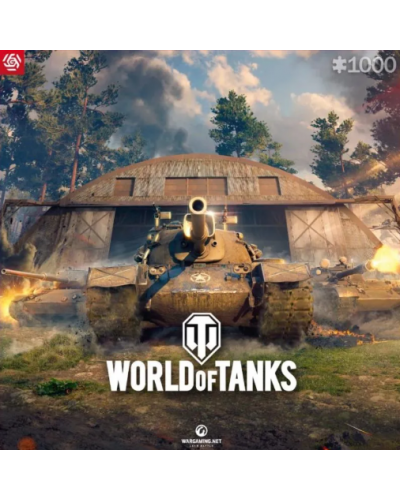Puzzle Gaming World of Tanks Wingback 1000 Elementów Promocja Ferie Zimowe