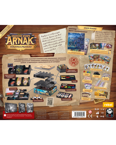 Zaginiona wyspa Arnak Skrzynia przygód Zaginiona wyspa Arnak Skrzynia przygód