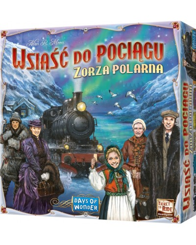Wsiąść do Pociągu Zorza polarna Gra planszowa Wsiąść do Pociągu Zorza polarna Gra planszowa