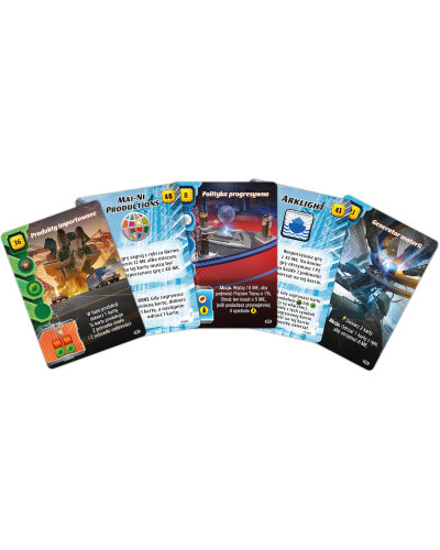 Terraformacja Marsa Ekspedycja Ares Zestaw dodatkowy #1 (17 kart)