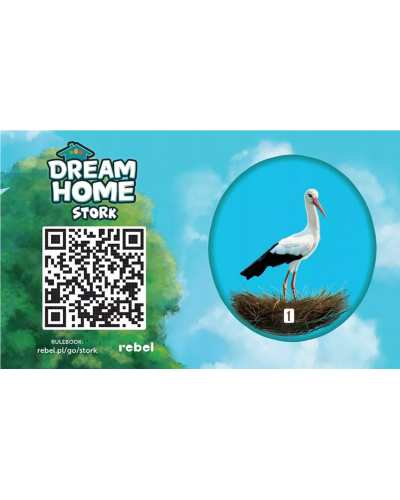 Domek + Dodatkowy żeton Bocian Domek + Dodatkowy żeton Bocian