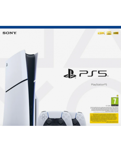 Konsola Sony PlayStation 5 Slim Standard Edition + DualSense White 1TB