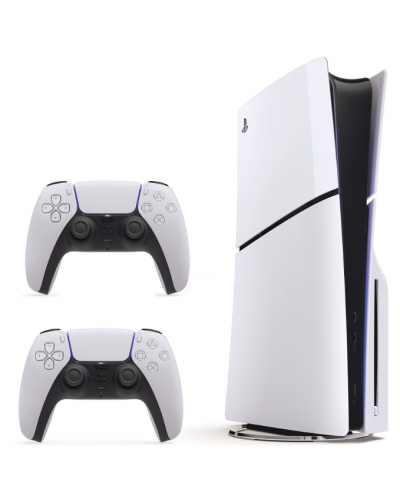 Konsola Sony PlayStation 5 Slim Standard Edition + DualSense White 1TB