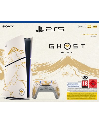 Konsola PlayStation 5 Slim + gra Ghost of Yotei Edycja Limitowana Gold
