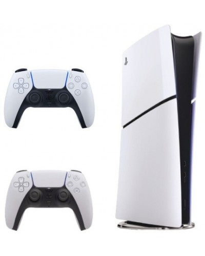 Konsola Sony PlayStation 5 Slim Digital Edition + DualSense White 1TB Konsola Sony PlayStation 5 Slim Digital Edition + DualSense White 1TB