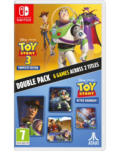Toy Story Retro Roundup! + Toy Story 3 Complete Edition Double Pack Nintendo Switch