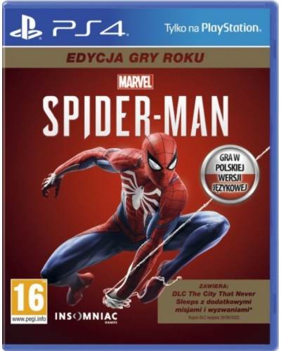 Spider-Man Edycja Gry Roku PS4 + gratis 