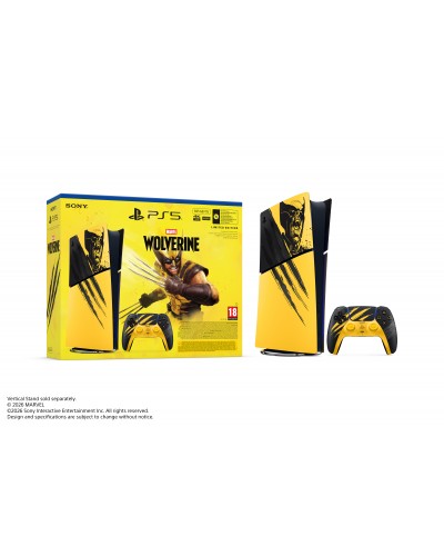 Konsola PlayStation 5 Digital Edition Marvel’s Wolverine Zestaw edycji limitowanej Battle Yellow Konsola PlayStation 5 Digital Edition Marvel’s Wolverine Zestaw edycji limitowanej Battle Yellow