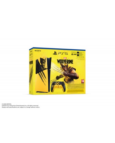 Konsola PlayStation 5 Digital Edition Marvel’s Wolverine Zestaw edycji limitowanej Battle Yellow Konsola PlayStation 5 Digital Edition Marvel’s Wolverine Zestaw edycji limitowanej Battle Yellow