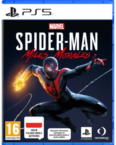 Marvel's Spider-Man Miles Morales PS5 + Kontroler DualSense Techno Red *ZESTAW*
