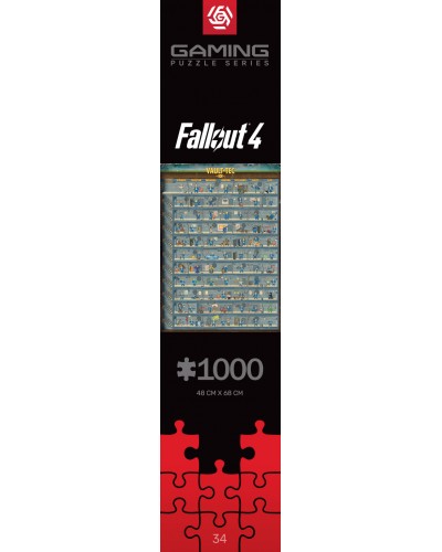 Puzzle Gaming Fallout 4 Perk Poster 1000 elementów Promocja Ferie Zimowe