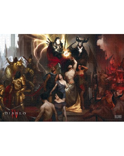 Puzzle Gaming Diablo IV Birth of Nephalem 1000 elementów Promocja Ferie Zimowe