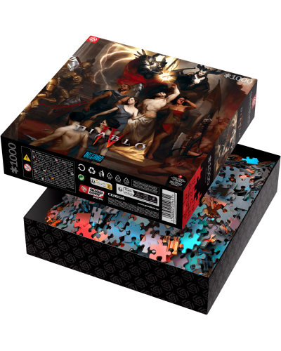 Puzzle Gaming Diablo IV Birth of Nephalem 1000 elementów Promocja Ferie Zimowe