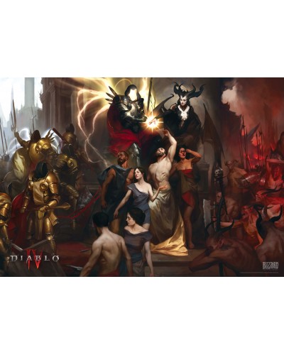 Puzzle Gaming Diablo IV Birth of Nephalem 1000 elementów Promocja Ferie Zimowe
