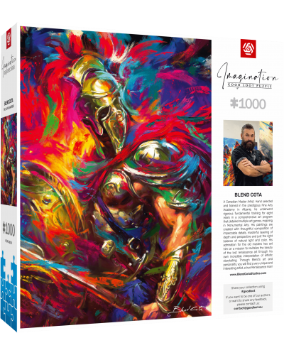 Puzzle Imagination Blend Cota The Illyrian Warrior / Iliryjski Wojownik 1000 elementów Promocja Ferie Zimowe