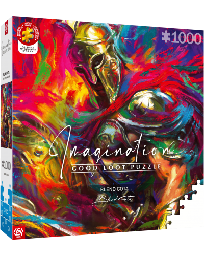 Puzzle Imagination Blend Cota The Illyrian Warrior / Iliryjski Wojownik 1000 elementów Promocja Ferie Zimowe