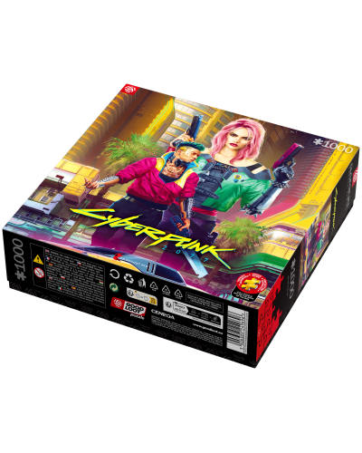 Puzzle Gaming Cyberpunk 2077 Kitsch Style 1000 elementów Promocja Ferie Zimowe Puzzle Gaming Cyberpunk 2077 Kitsch Style 1000 elementów Promocja Ferie Zimowe