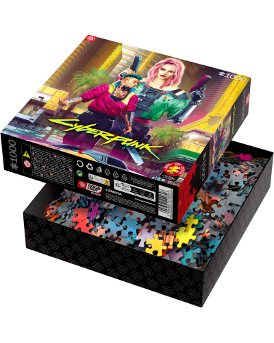 Puzzle Gaming Cyberpunk 2077 Kitsch Style 1000 elementów Promocja Ferie Zimowe Puzzle Gaming Cyberpunk 2077 Kitsch Style 1000 elementów Promocja Ferie Zimowe