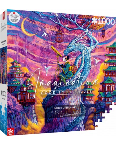 Puzzle Imagination Roch Urbaniak Sakura i Ryu 1000 elementów 
