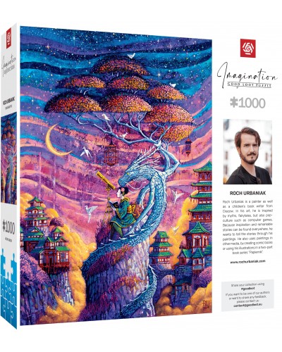 Puzzle Imagination Roch Urbaniak Sakura i Ryu 1000 elementów 