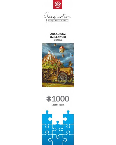 Puzzle Imagination Arkadiusz Dzielawski Wielka Przeprowadzka 1000 elementów Puzzle Imagination Arkadiusz Dzielawski Wielka Przeprowadzka 1000 elementów