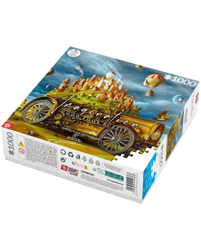 Puzzle Imagination Arkadiusz Dzielawski Wielka Przeprowadzka 1000 elementów Puzzle Imagination Arkadiusz Dzielawski Wielka Przeprowadzka 1000 elementów